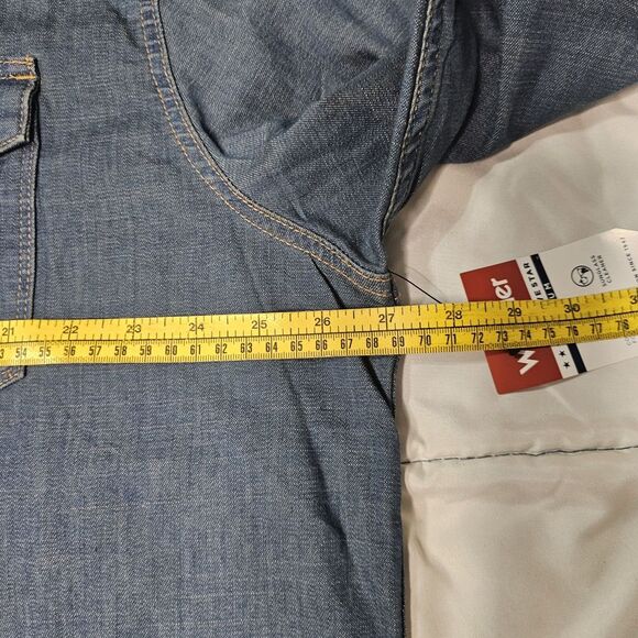 Wrangler Men's Big Premium Fit Long Sleeve Woven Shirt 2XL 2XG 2TG - Picture 15 of 16